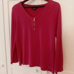 Long Sleeve Cotton Zip Up